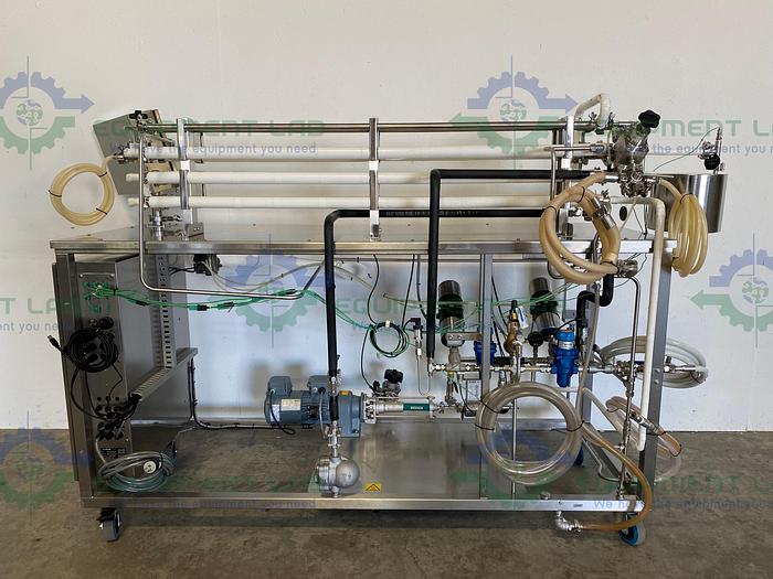 Used Armfield FT94LT HTST/UHT Mini Pilot System Pasteurization Skid w/ Flowmeter