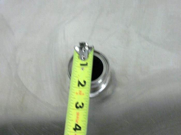 Used Precision 500 Liter 316L Stainless Steel Reactor / Pressure Vessel Rated 60 PSI