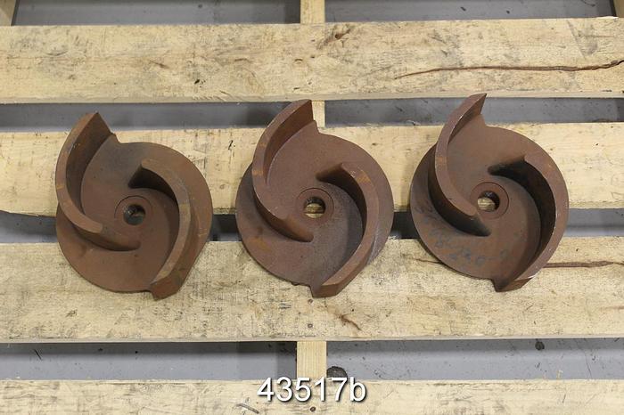 Used Gorman Rupp T4A3-B 2-Vane Ductile Iron Impeller #43517