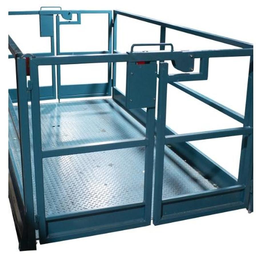 Green Equipment Loading Bay Lift