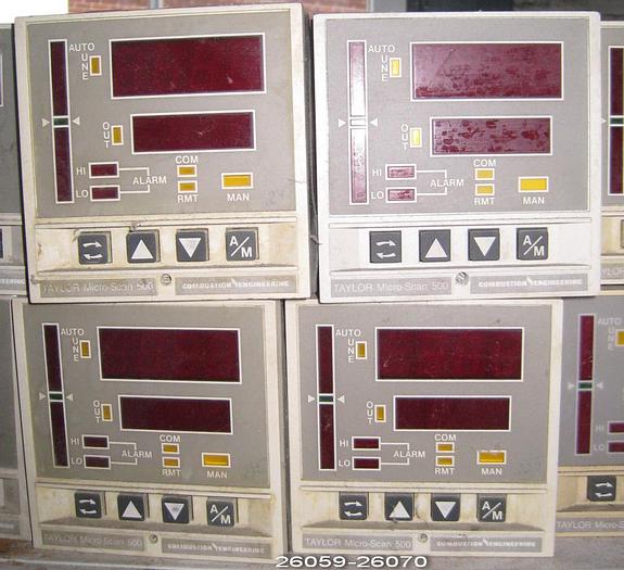 Used Taylor MICRO SCAN 500 Micro Scan 500 Single Loop Controller #26064