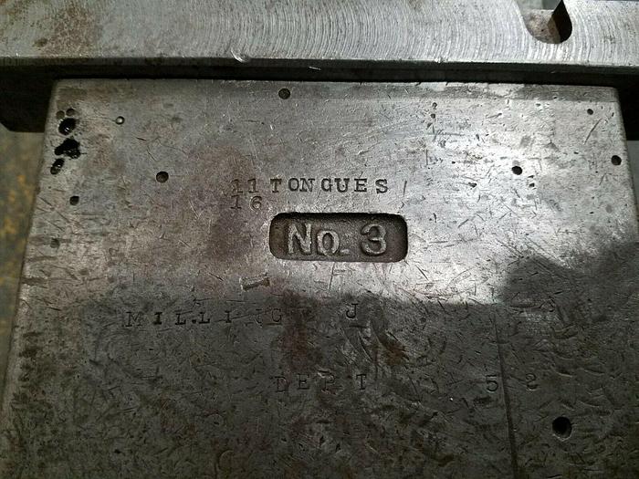 Used Brown & Sharpe No. 3 Milling Vise 6" Jaws Rotating Base for Milling Machine