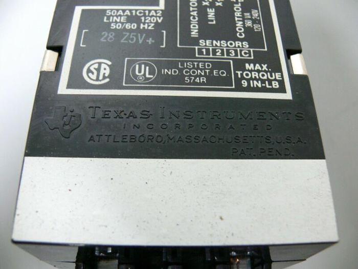 Used Texas Instruments 50AA1C1A2 Protection Module 120V
