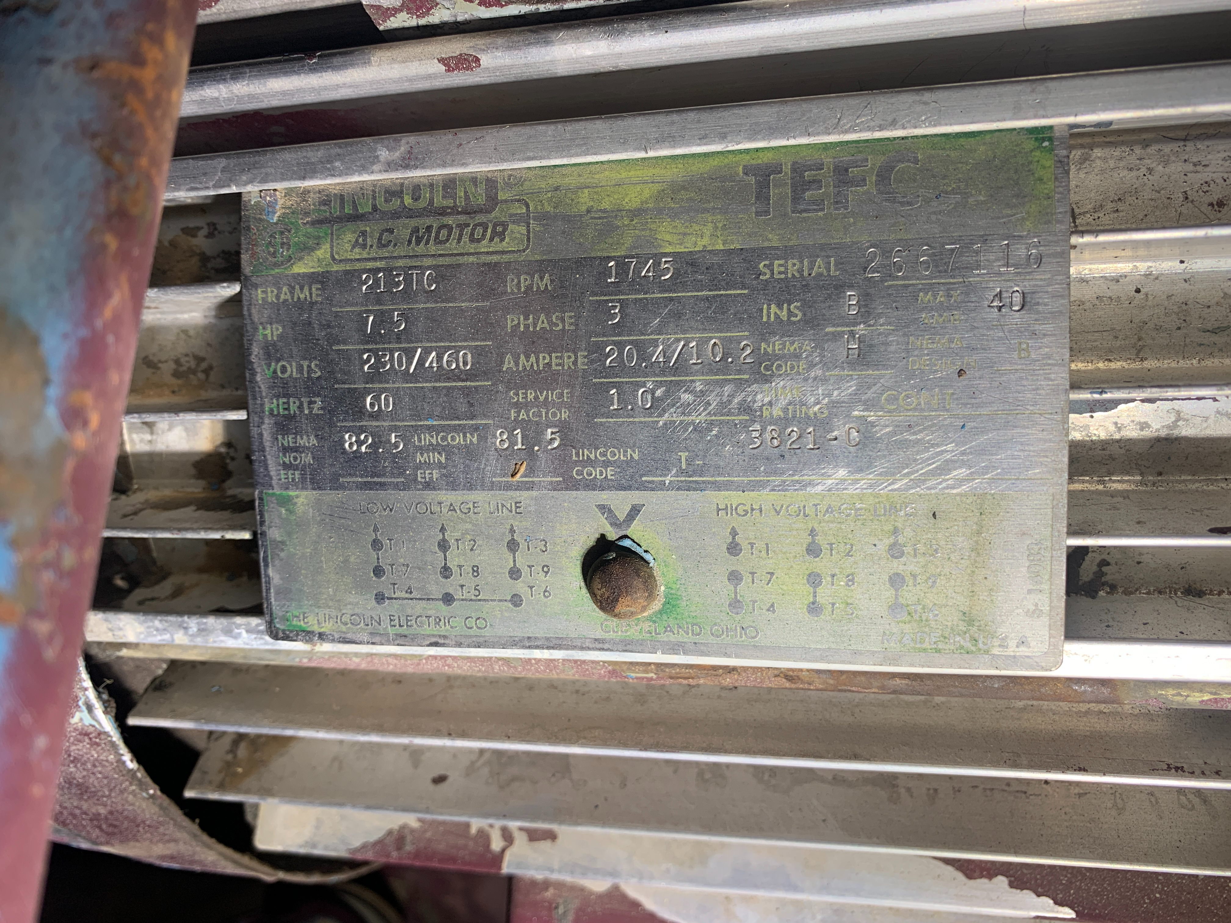 Used 7 1/2 HP Oilgear Model UA-45 Hydraulic Unit