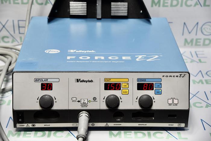 Used Valleylab Force EZ Electrosurgical Generator with E6008 Footswitch