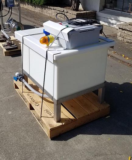 Used Tank, 55 Gallon, FRP, Rectangular, Terracon #S743379
