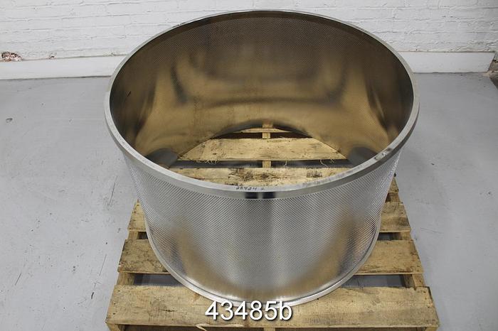 Used Bird Model 14 Stainless Steel Outer Basket, 2mm Slots #43485