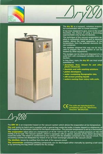 Unused Evaporator, Vacuum, Led Italia, DRY-20, Batch, Unused (10) #S732089