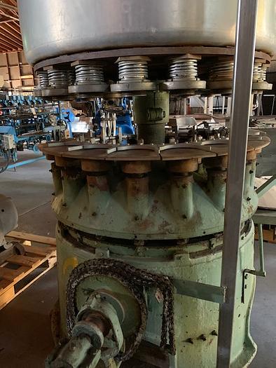 Used FMC 18-Valve Rotary Gravity Juice Filler