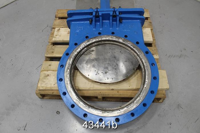 Used Fabri-Valve 24" Hand Operated Knife Gate Valve #43441