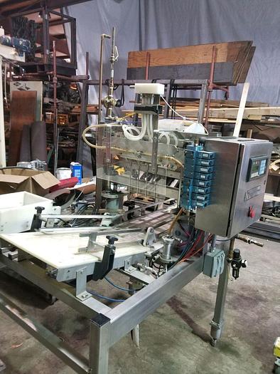 Used Filler, Bottle, 4-Head, Inline, Meheen, Crowner #D743085