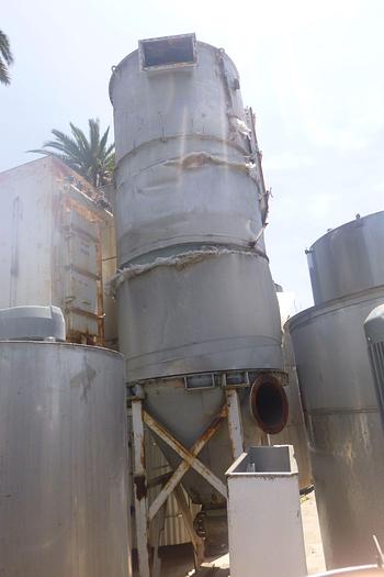 Used Dust Collector, Baghouse, 500 SF, Filtrex, Pulse, Mdl MRT-10-48-59, C/st, #C674357