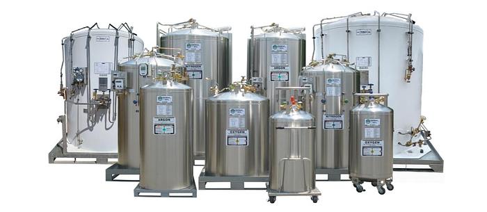 New Chart Nitrogen, Oxygen, Argon, CO2 Vessels