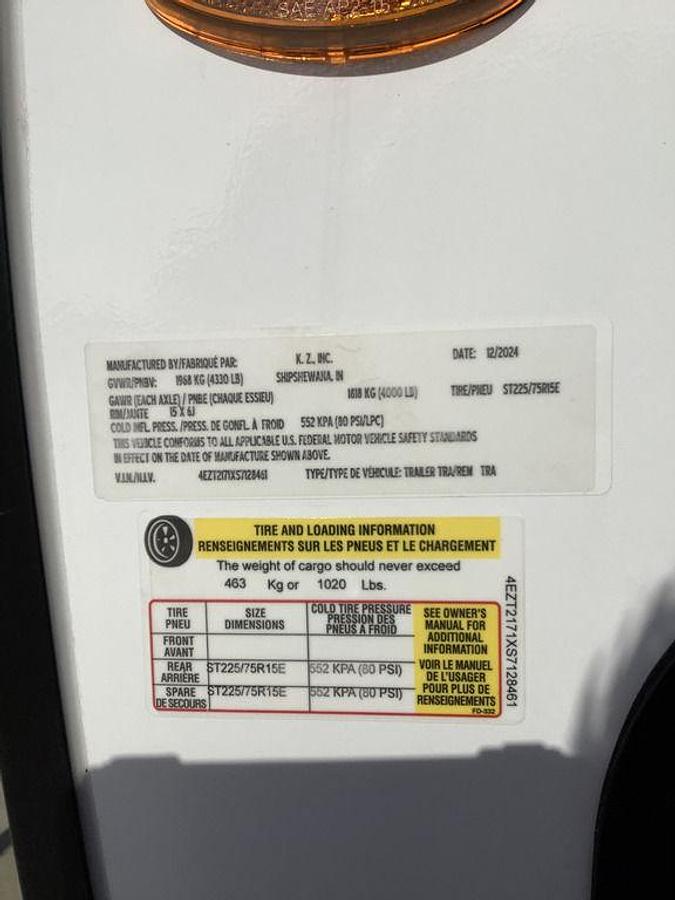 2025 KZ RV SONIC SL160vfb