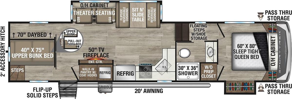 SportTrek Fifth Wheel STF312VTB