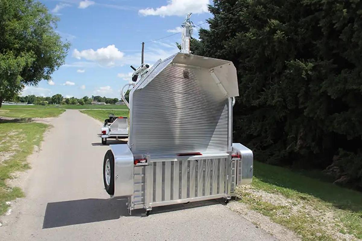 MC2F Folding Motorcycle Trailer