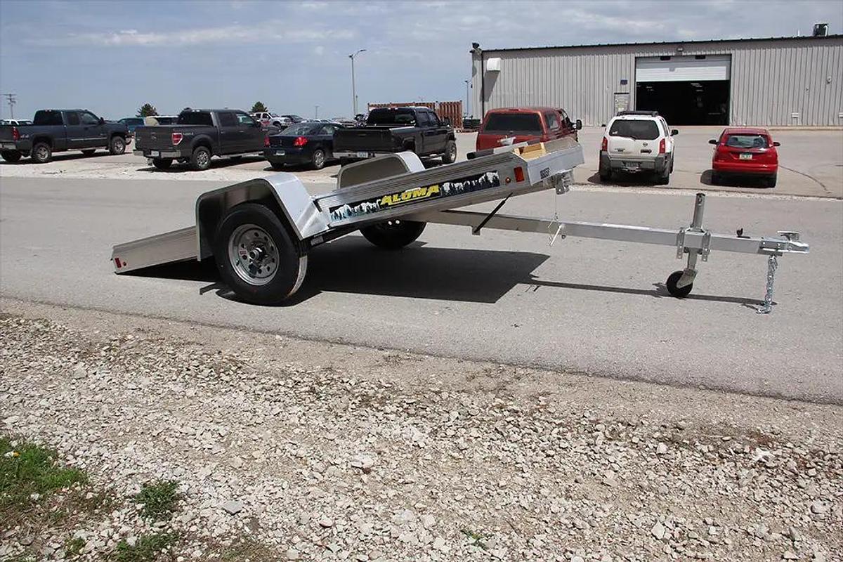 5010-5012 TILT Bed Snowmobile Trailer