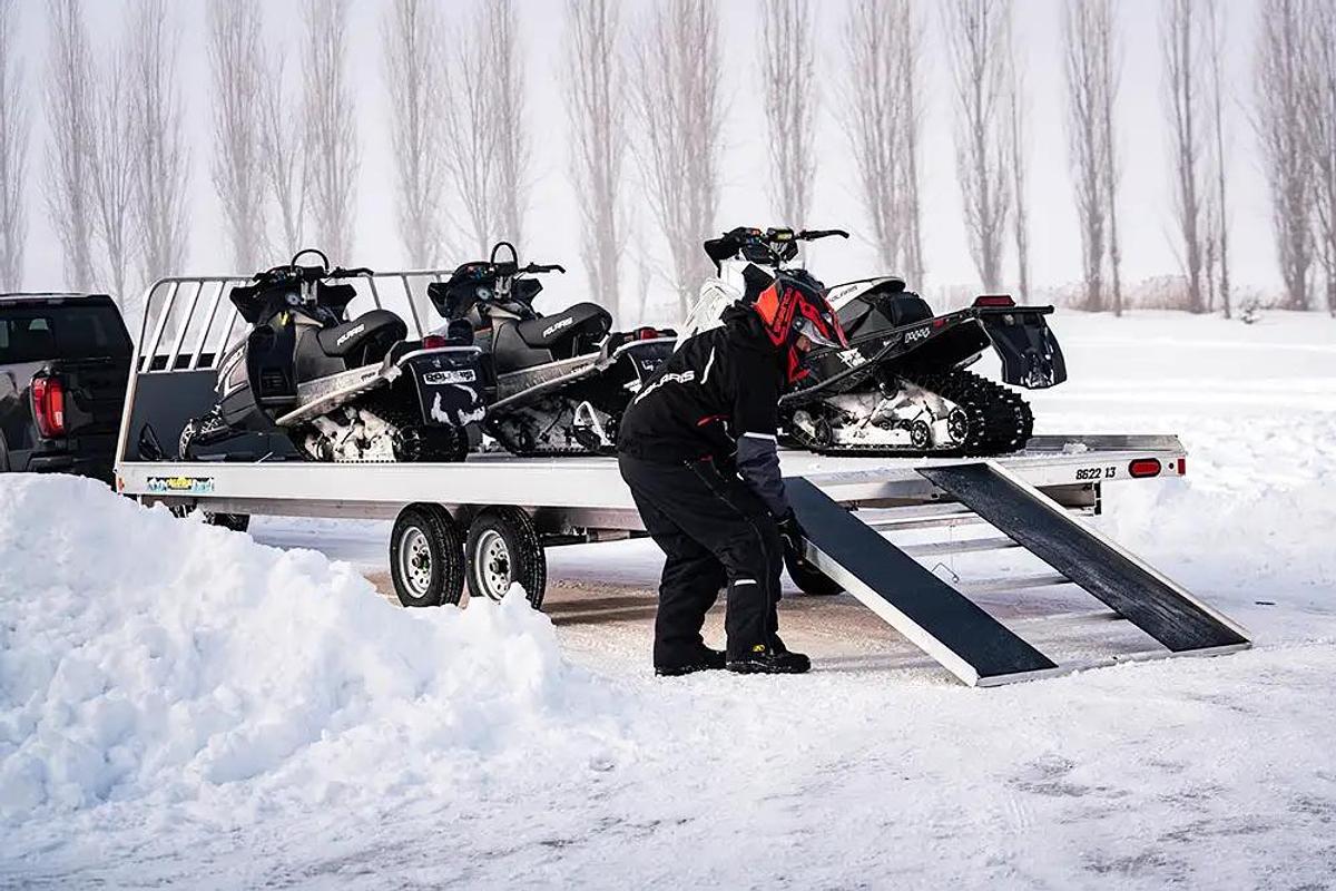 8618-24 Snowmobile Trailers
