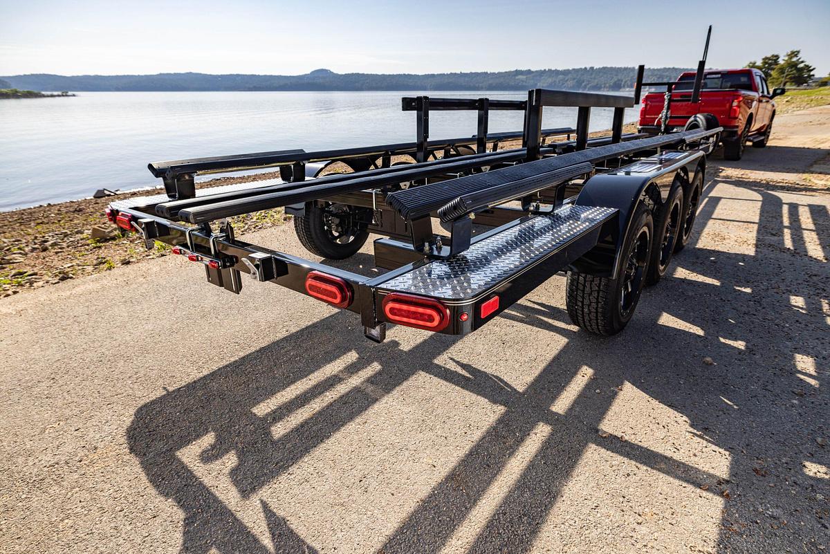 Triple Axle Pontoon