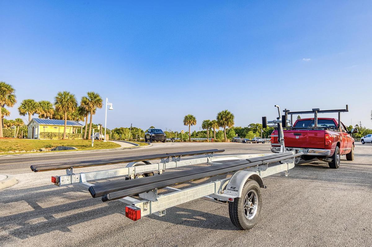 Triple Axle Pontoon