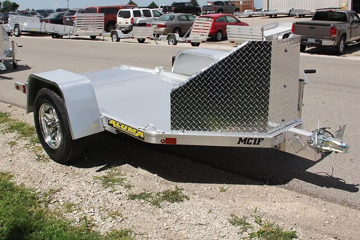 MC1F Folding Motorcycle Trailer