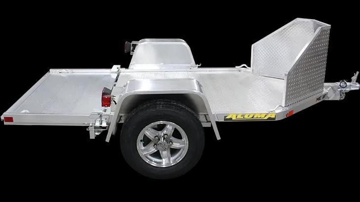 MC1F Folding Motorcycle Trailer