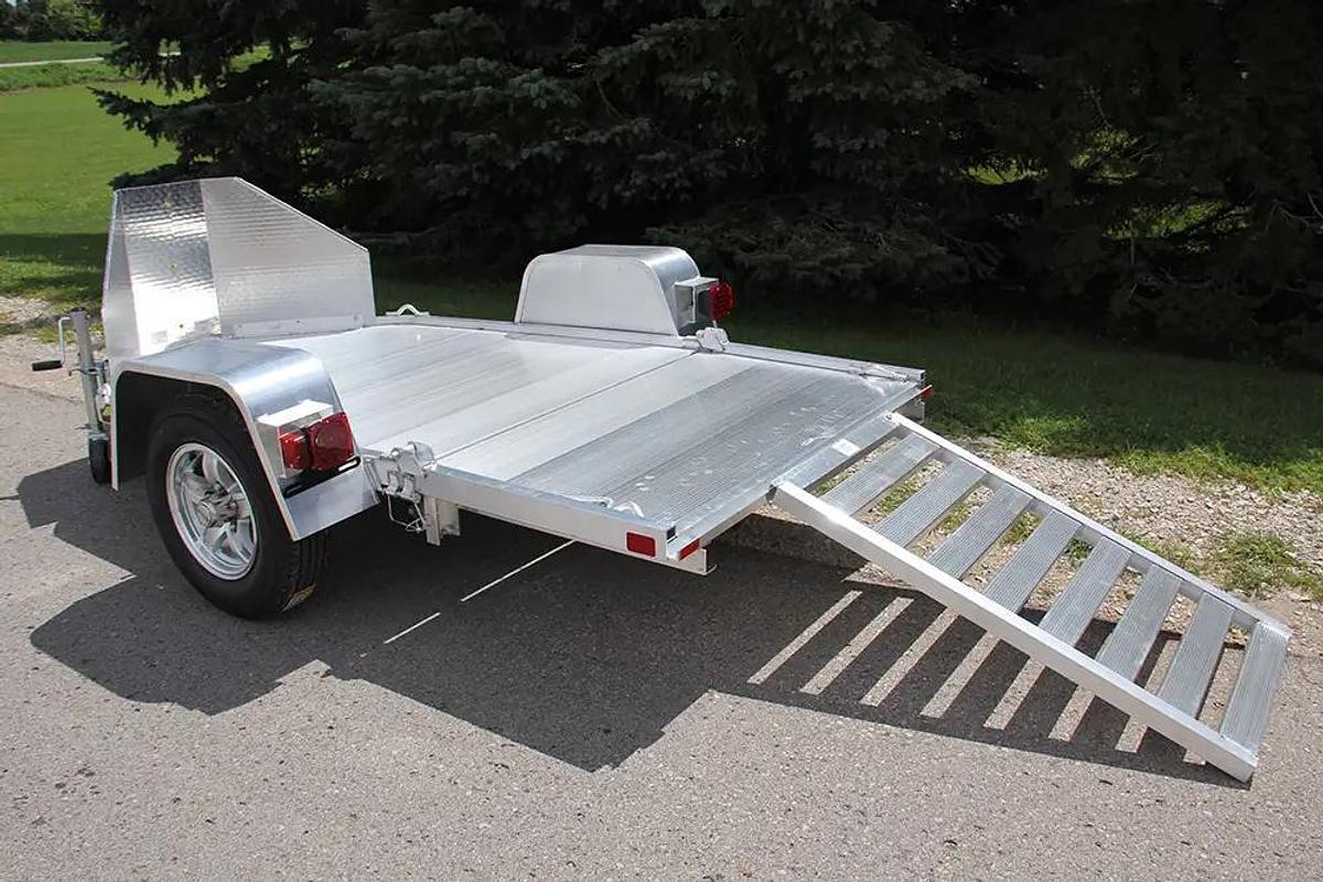 MC1F Folding Motorcycle Trailer
