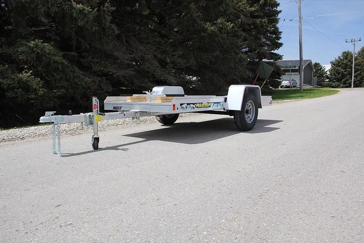 5010-5012 TILT Bed Snowmobile Trailer