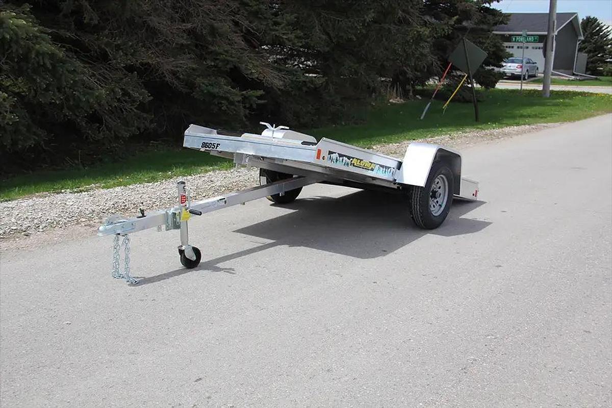 5010-5012 TILT Bed Snowmobile Trailer