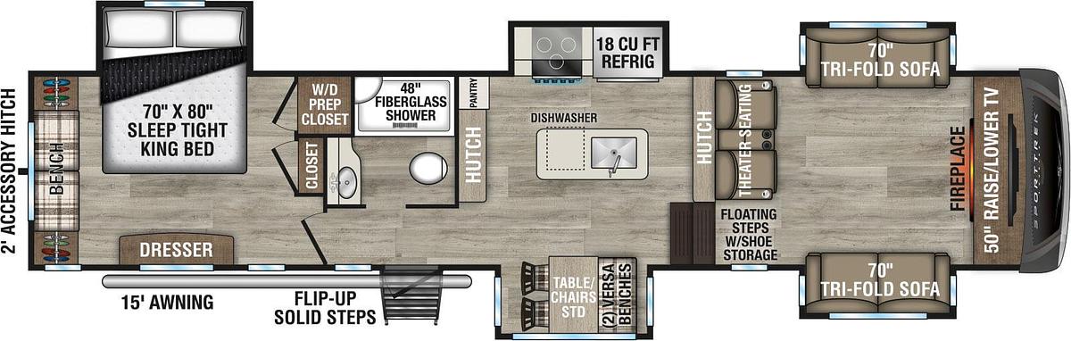 SportTrek Touring Edition Fifth Wheel STTF365VFL