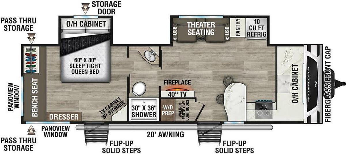 2025 Venture RV Stratus SR262VFK