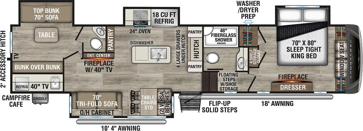 SportTrek Touring Edition Fifth Wheel STTF354VBH