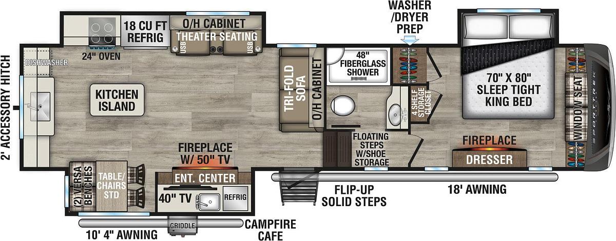 SportTrek Touring Edition Fifth Wheel STTF353VRK
