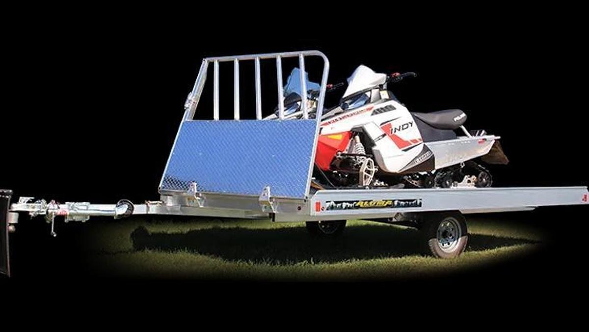 8612D TILT Snowmobile Trailer