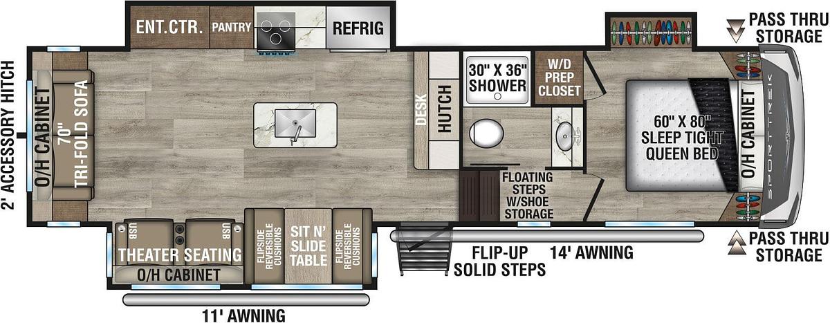 SportTrek Fifth Wheel STF303VIK