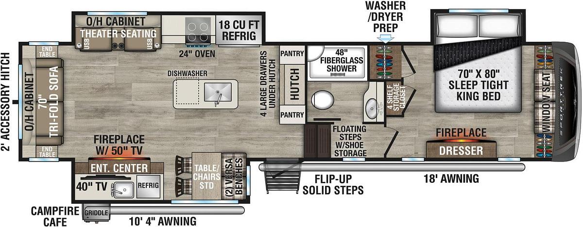 SportTrek Touring Edition Fifth Wheel STTF353VIK