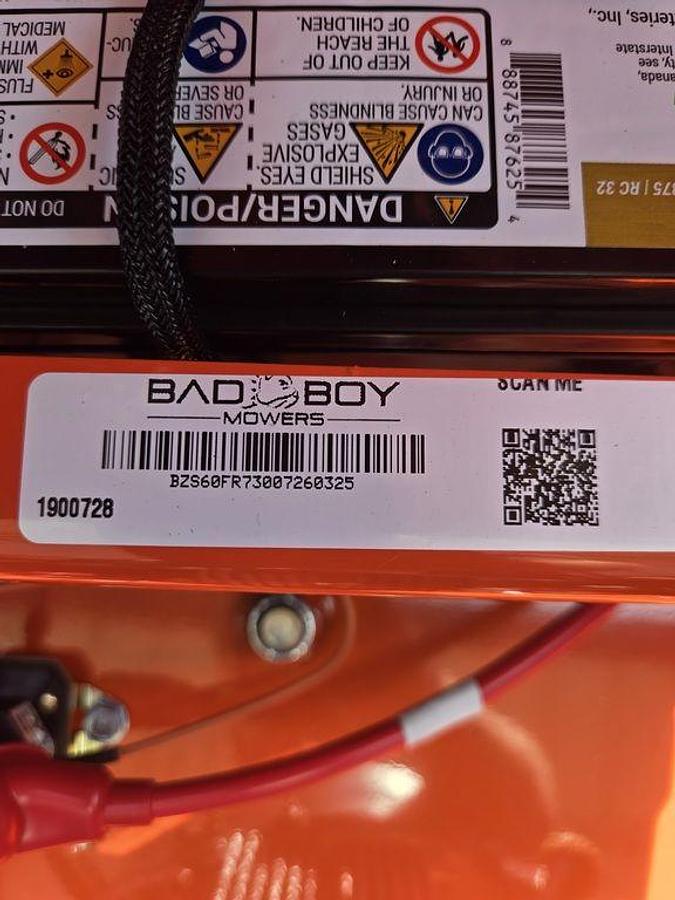 2026 Bad Boy Zt Elite Kawasaki 60" 726cc