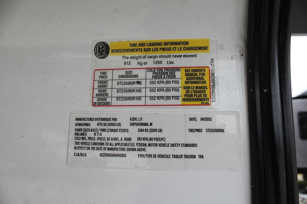 2023 KZ RV Durango Half-Ton D274BHD