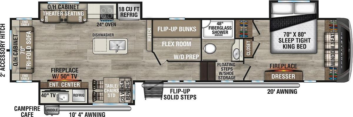 SportTrek Touring Edition Fifth Wheel STTF363VFR