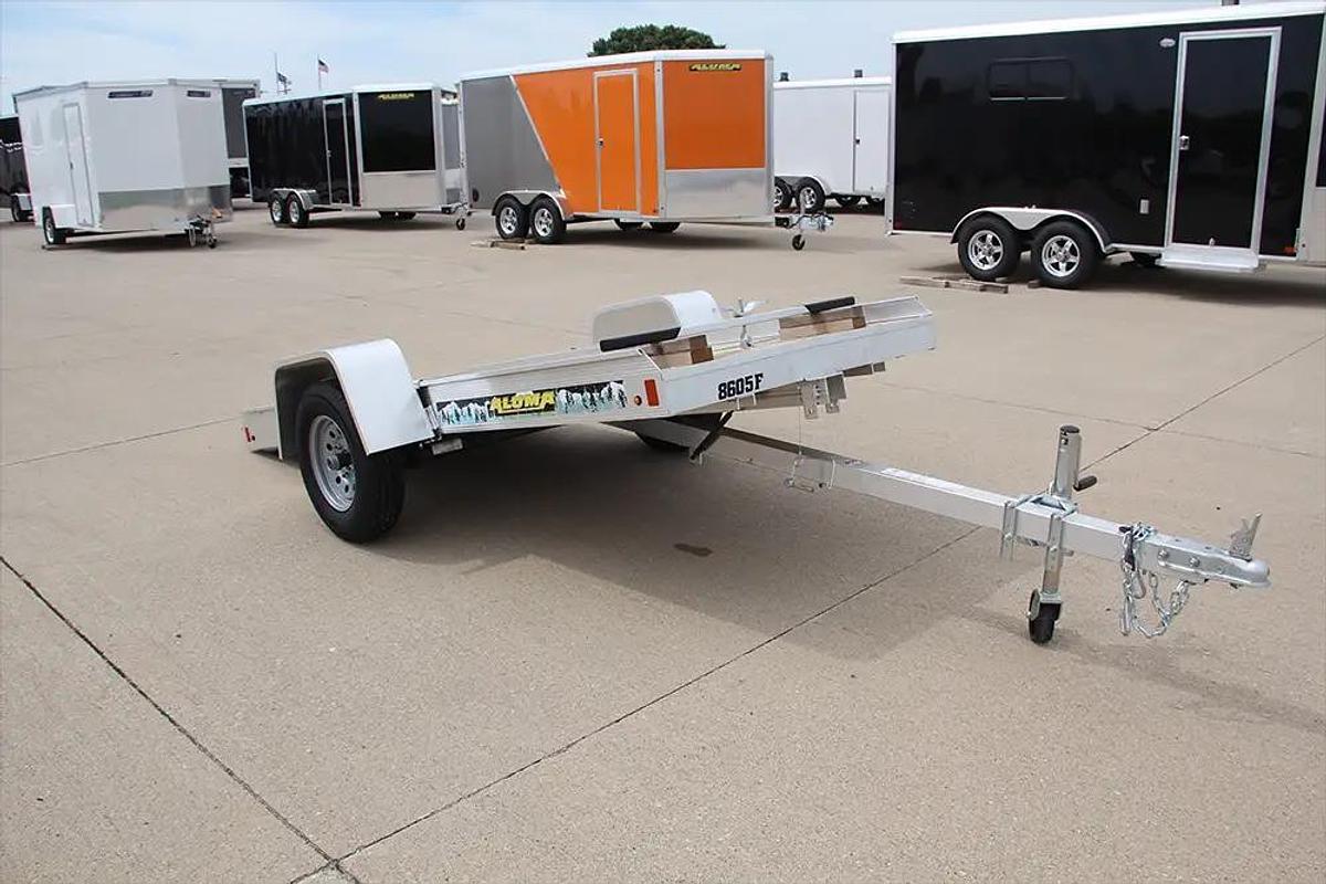 5010-5012 TILT Bed Snowmobile Trailer