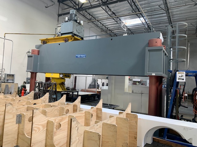 Used Pagnoni Hydraulic Straightening Press #5832