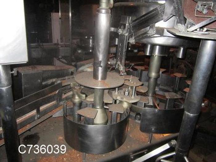 Used Filler, Bottle, 10-valve, Rotary, Fogg, S/st, 3/4 HP, #C736039