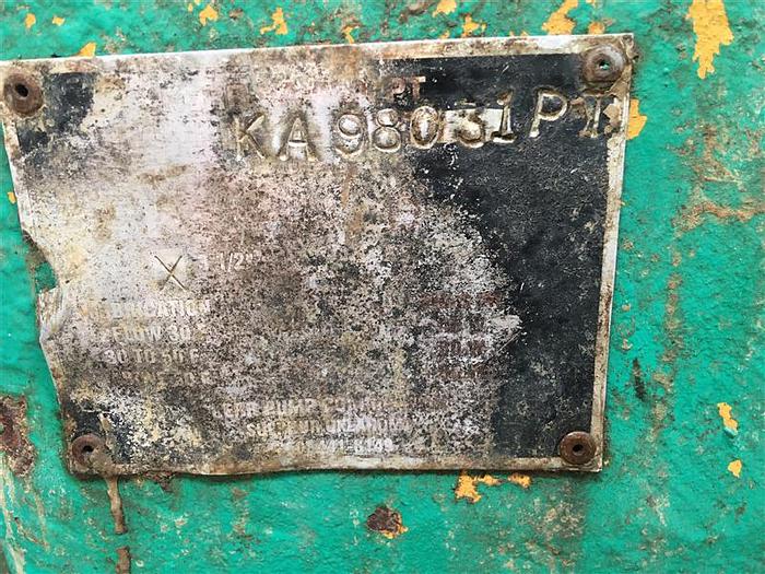 Used 1998 Kerr KA-5500 TRIPLEX PUMP