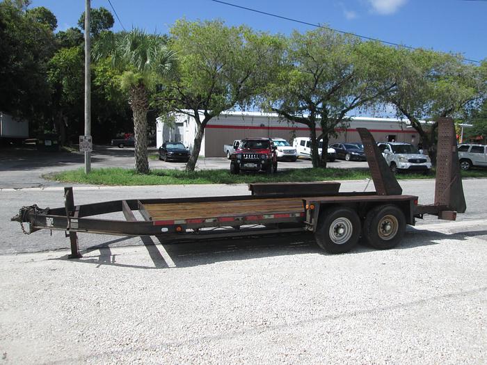 Used 2002 Belshe 18' Equipment Trailer