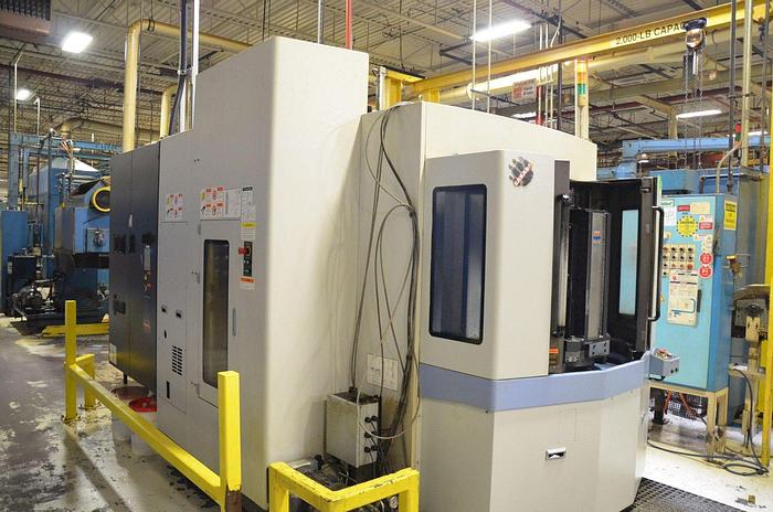 Used 23.62"X, 22.05"Y, 22.24"Z, 2014, DOOSAN HC-400, CNC HORIZONTAL MACHINING CENTER