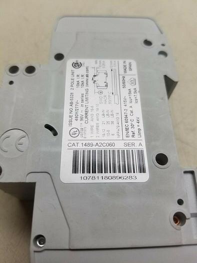 Used Allen Bradley 1489-A2C060 Ser. A 1489-A UL 489