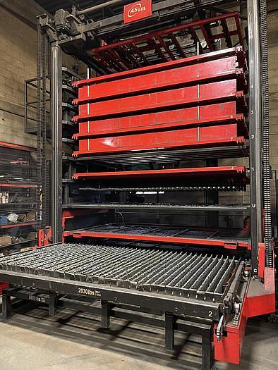 Used 2012 Amada 4000-Watt Amada FOM2-3015 Laser Cutting System, Load / Unload Tower System
