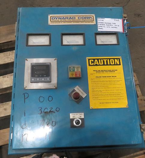 Used 2004 DYNARAD ELECTRIC RESISTANCE FURNACE