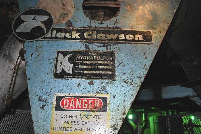 Used Black Clawson Hydrapulper 12' Diameter #29075