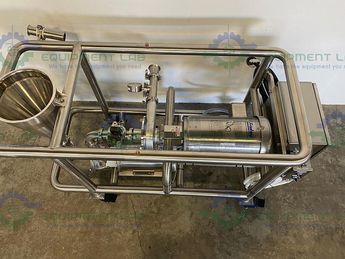 Used Fristam Powder Mixer/Emulsion Skid FS-3522 High Shear Emulsifier & FZX2100 Pump